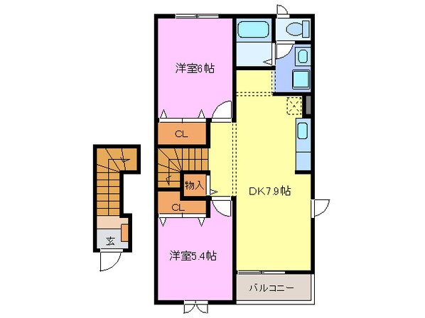 パティオSIの物件間取画像